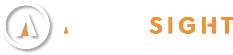 AlignSight logo white